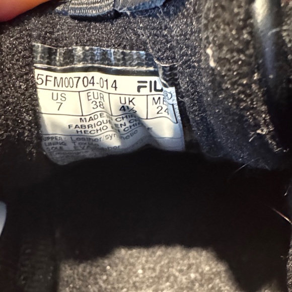 Fila Women's Black and White Chunky Sneakers - Picture 5 of 16